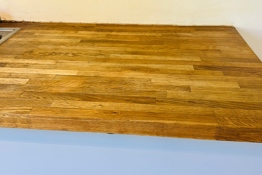 Oak worktop